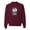 Maroon, variant on Dr Fauci Is My HomeBoy 2020 Fauci Gang | Mens Pop Culture Crewneck Graphic Sweatshirt, White, Medium