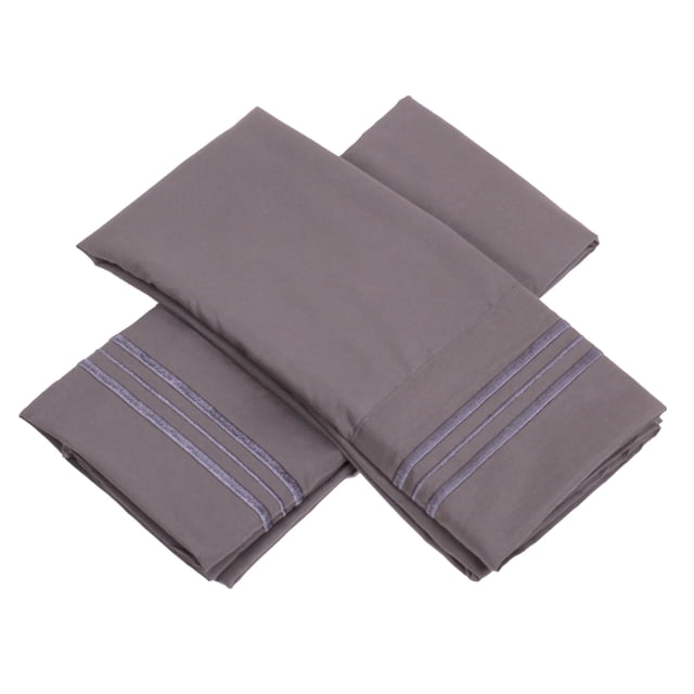 Funda de almohada Sweet Home Collection 1500 Series King Grey
