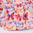 thumbnail image 6 of IROINNID Toddler Kids Baby Girls Fashion Cute Cartoon Butterfly Pattern Windproof Jacket Detachable Hooded Coat, 6 of 9