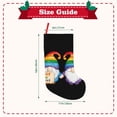 thumbnail image 3 of Sikiie Happy Pride Gnome Christmas Stockings,18 Inches Christmas Stockings Xmas Hanging Stockings for Family Christmas Decorations & Gifts, 3 of 7
