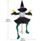 thumbnail image 1 of Decoración de Halloween CHAO Bruja de Halloween 160 cm para exteriores e interiores, 1 of 3