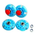thumbnail image 1 of S SERENABLE 4 Pieces Kids Twist Car Wheels Protect Your Floor Universal Replacement Part Blue, 1 of 9