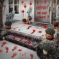 thumbnail image 5 of Halloween Bloody Decorations, Bloody Handprint Footprint Floor Clings, Halloween Party Indoor Outdoor Wall Window Floor Stickers Clings$$Home Decor, Kitchen, & Other, 5 of 8