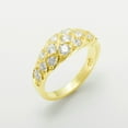 thumbnail image 3 of LBG British Made 14k Yellow Gold Cubic Zirconia Womens Band Ring - 33 size options - Size 10, 3 of 7