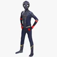 thumbnail image 2 of Disfraz de araña negra increíble para cosplay, disfraz de Spiderman Zentai, traje de superhéroe de licra, regalo de Halloween para niños., 2 of 5