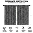 thumbnail image 2 of Blackout Kids Curtains,Black Leopard Print Childrens Insulated Curtains Set Of 2,Bedroom Essentials,Toddler Room Decor 52"x84", 2 of 5
