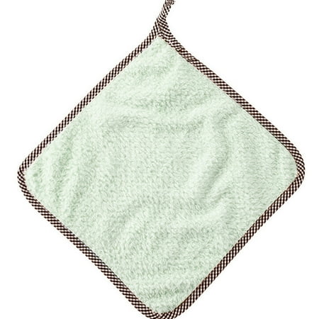 

Nonstick Oil Coral Velvet Hanging Hand Towels Kitchen Dishclout
