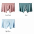 thumbnail image 3 of Men's Underwear Silk Boxer Briefs Short Breathable Ice Silk Boxer Shorts For Men, 3 of 4