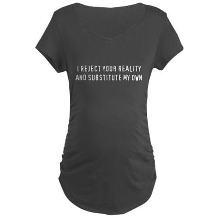 

CafePress - Reality2 Maternity T Shirt - Maternity Dark T-Shirt