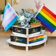 thumbnail image 4 of JennyGems Pride Decorations, Pride Gifts, Don't Hide Your Colors 4pc Wood Block Set, Gay Pride Sign, Pride Decor, LGBT Gifts, Pride Love, 4 of 10