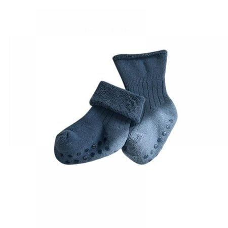 

LOVEBAY Unisex Kids Warm Thick Socks Baby Boy Girl Non Slip Socks Child Toddler Winter Thick Soft Kids Warm Socks with Grips