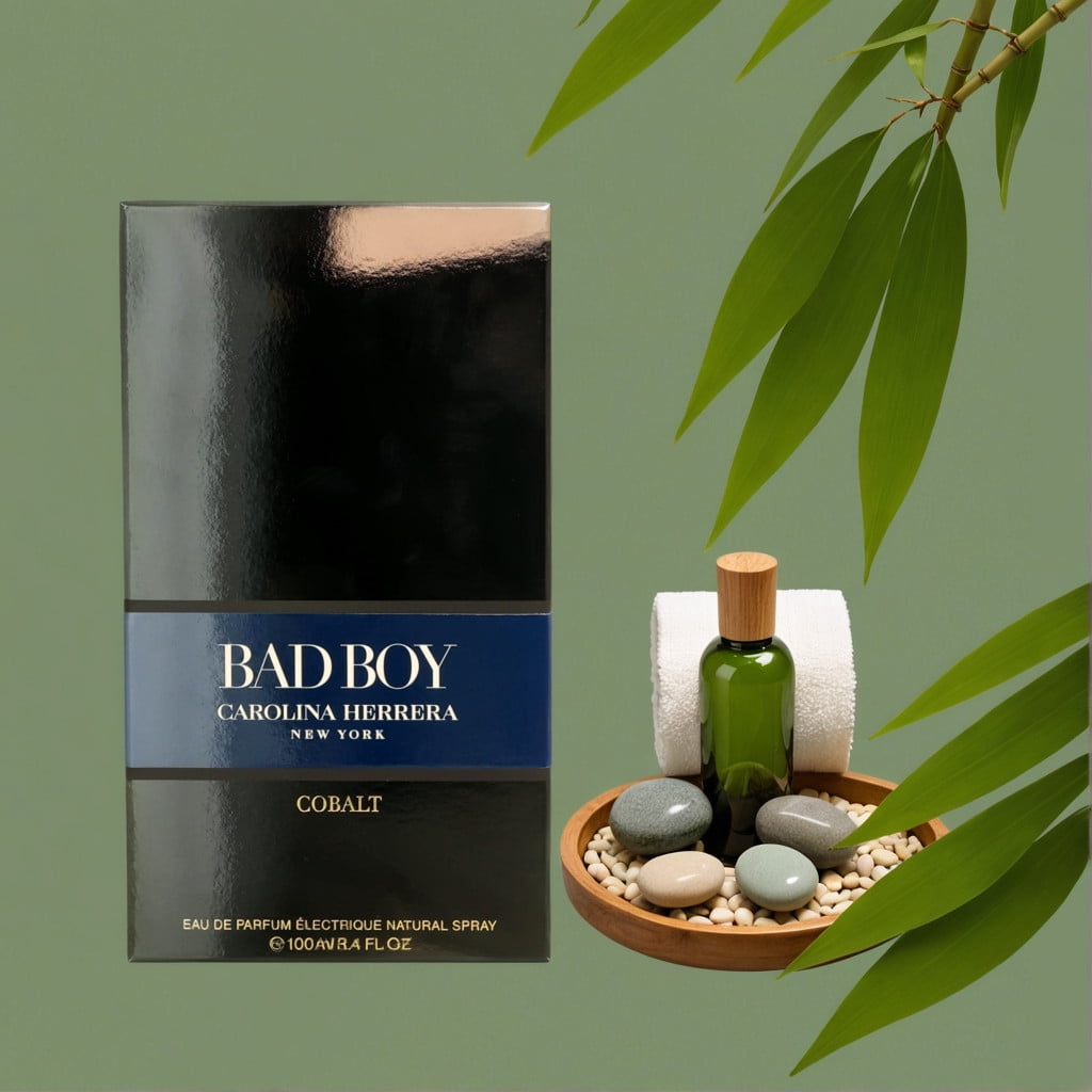 Carolina Herrera Bad Boy Cobalt Electrique, Woody Aromatic Cologne