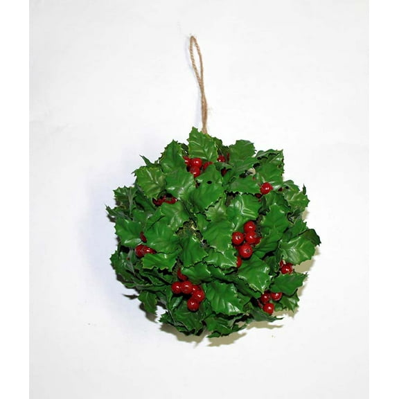 Holly Berry Kissing Ball