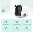 thumbnail image 3 of Amdohai Mini Desktop Air Conditioner Anionic Air Conditioner Fan Air Purification Humidification Mini Cooling Fan USB Multifunctional Cooler White M201, 3 of 7
