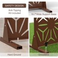 thumbnail image 2 of 72" x 44" Brown Metal Outdoor Panel Privacy Screens, 2 of 7