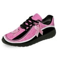thumbnail image 4 of Uminder Womens Breast Cancer Awareness Sneakers Running Shoes Black Shoes Size 8.5, 4 of 5