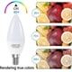 thumbnail image 2 of 6-Pack E12 LED Ceiling Fan Light Bulbs, 60 Watts Equivalent Candelabra LED Light Bulbs, Type B Light Bulb for Chandelier, Candle Lightbulbs, Non-Dimma, 2 of 5