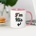 thumbnail image 3 of CafePress - I'm His Gay Pride Mug - 11 oz Ceramic Mug - Novelty Coffee Tea Cup, 3 of 4