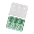 thumbnail image 3 of CSChome Bac à Glaçons avec Couvercle Antiadhésif Réutilisable de Qualité Alimentaire 6 Compartiments pour Faire des Boules de Glace Rondes et Carrées, 3 of 7