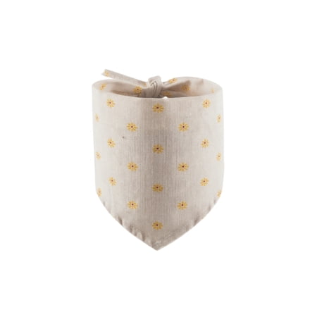 Dog Bandana with Print – Adjustable Triangle Scarf for Dogs & Cats Soft Pet Neckwear for Small Medium Large Breeds Cute Floral Pet Accessory