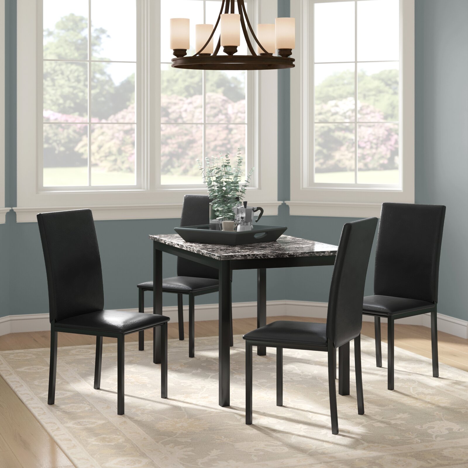 noyes 4 person dining set