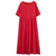 thumbnail image 5 of Vestido suelto de mujer con bolsillos Manga corta Vestido informal de vacaciones Romacci Vestido, 5 of 7