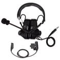 thumbnail image 1 of Headset,  Headphones 7.1mm Plug Comfortable Wearing  For  For GP-380 For GP338 Black, 1 of 8