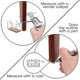 thumbnail image 4 of Chair Leg Protectors For Hardwood Floors Chair Leg Covers Clear Chair Leg Floor Protectors 20 Pack Silicone Furniture Leg Caps, 4 of 4