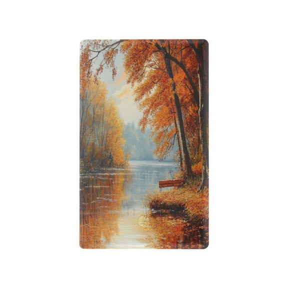 Switch Panel Switch Decoration 2.76x4.53x0.28 Inches Unused Outlet Cover Switch Plate Wall Plates Living Room Kitchen Bedroom Study Switches A River