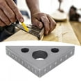 thumbnail image 2 of Aluminum Alloy House Plan, Architectural Scale Ruler, 3.7 X 2.7 X 0.6in Right Angle Gauge For Blueprint, Architecture Metal Scale Ruler, 2 of 8