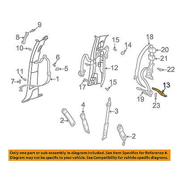 Dodge Chrysler Oem 2005 Ram 1500 Rear Seat Belt Rear Belt Assembly 5gv891dvad Walmart Com Walmart Com