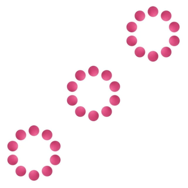 Guardoinrt Durable EVA Foam Golf Swing Exercises Practice Training Balls Designed for Optimal Performance Pink 42mm 3Set