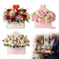 thumbnail image 6 of Cardboard Valentine's Day Flower Gift Box with Romantic Patterns and Multiple Colors for Expressing Affection, 6 of 9
