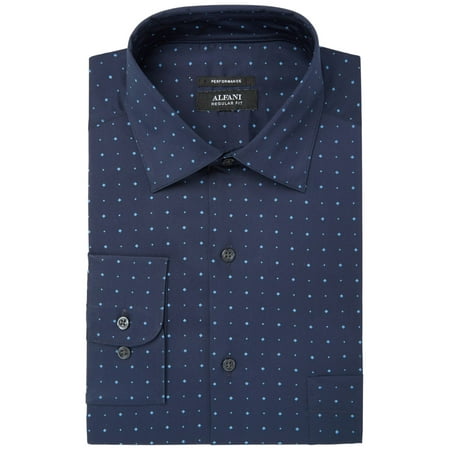 - Alfani Mens Small Regular-Fit Performance Dress Shirt