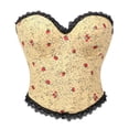 thumbnail image 1 of Combinaison Gainante pour Femmes avec Imprimé Patchwork en Dentelle Florale, Fermeture en Polyester Spandex, Longueur Régulière, 1 of 9