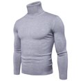 thumbnail image 1 of Winter Knitwear For Men Long Sleeve Turtleneck Slim Fit Pullover Sweater, 1 of 10