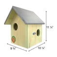 thumbnail image 5 of Esschert Design USA WA10 Wooden Squirrel House – Rustic Outdoor Habitat for Squirrels & Small Wildlife, 5 of 8