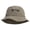 Khaki, variant on Now Daisy Text Embroidered Bucket Hat - Natural OSFM