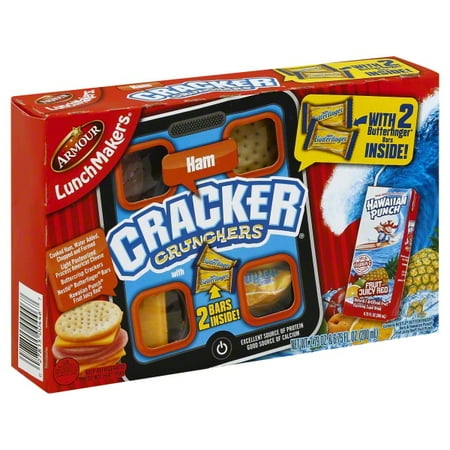 Armour LunchMakers Ham Cracker Crunchers, 2.95 Oz. & 6.75 Fl. Oz.