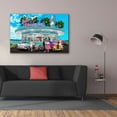 thumbnail image 3 of Epic Graffiti 'Rocket Drive-In' by Chris Dobrowolski, Canvas Wall Art, 60"x40", 3 of 8