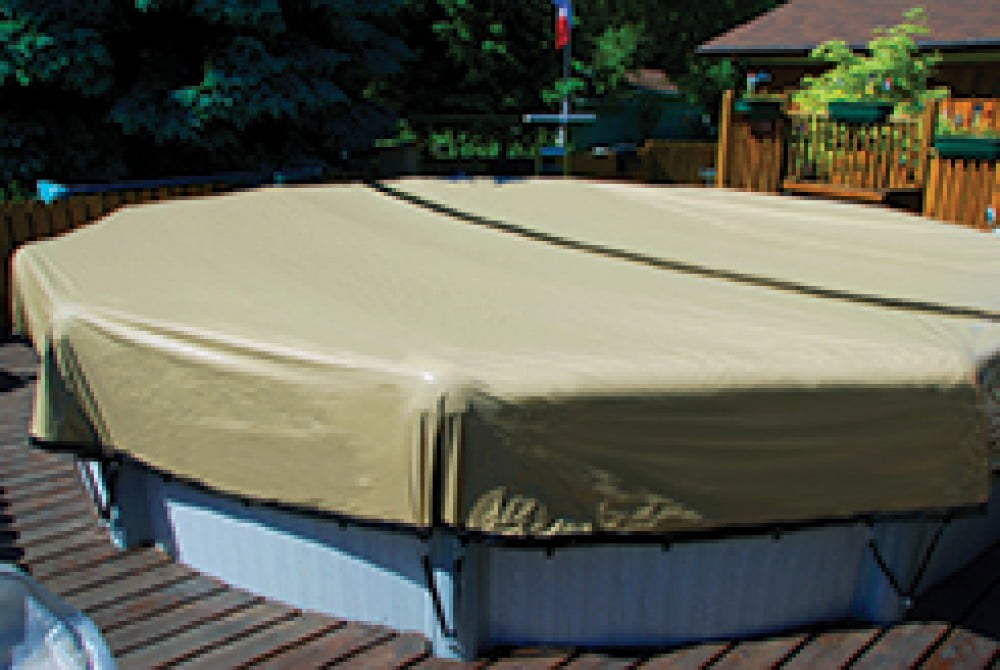 ABOVE GROUND SWIMMING POOL 28x16FT OVAL WINTER COVER 