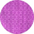 thumbnail image 1 of Ahgly Company Indoor Round Trellis Pink Modern Area Rugs, 8' Round, 1 of 4