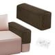 thumbnail image 1 of Fundas para brazos de sofá Uxcell para reposabrazos de 17.71 a 20" Longitud Antideslizantes y Elásticas [Marrón], 1 of 7