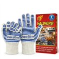 thumbnail image 1 of Guantes para horno VALWORD, 2 unidades, resistentes al calor hasta 540 °F, 1 of 9