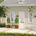 thumbnail image 6 of Amketima Outdoor Artificial Hanging Flowers Lifelike Fake Plants Pansy for Courtyard Garden Decoration 29.52 Inch UV Resistant No Maintenance, 6 of 6