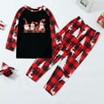 thumbnail image 6 of Penkiiy Family Christmas Pajamas Matching Sets Lounge Home Pjs Long Sleeve Shirts and Plaid Pants Xmas Holiday Pajama Outfits 8 Years Red, 6 of 6