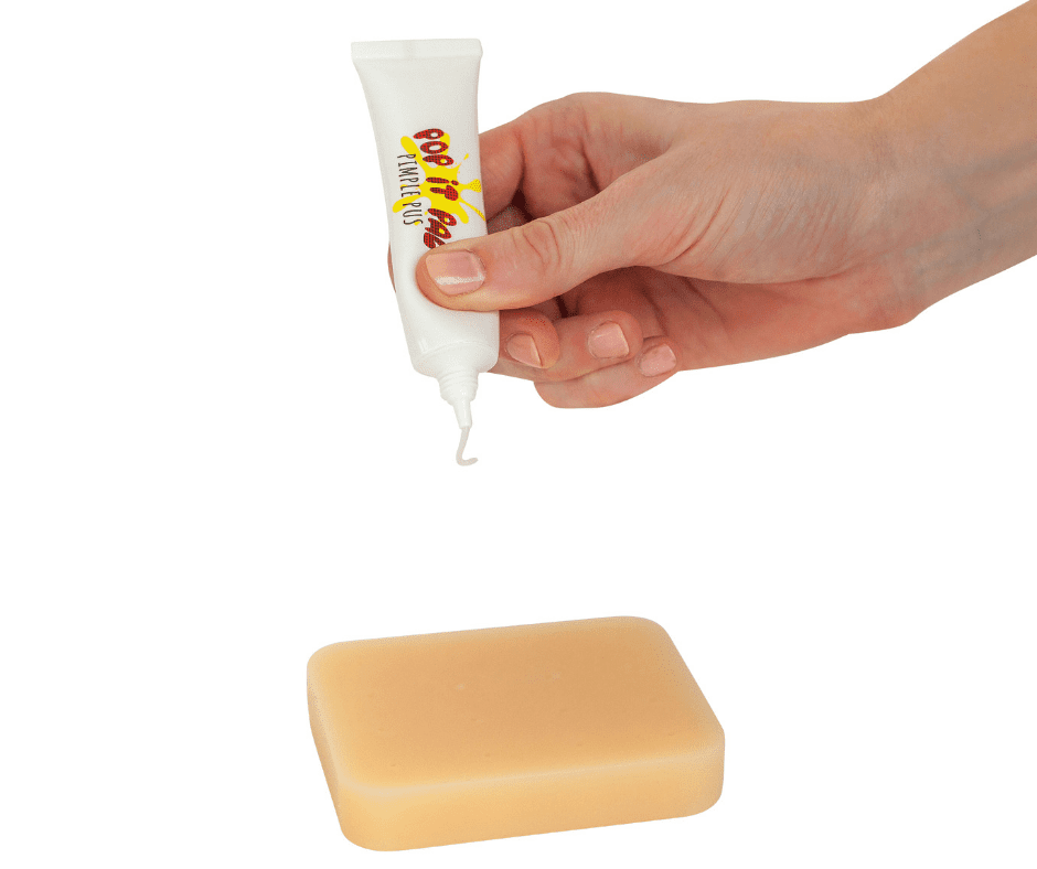 Silicone Pop It Pal grossly satisfying pimple popping toy Squeeze out the pus! 
