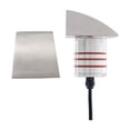 thumbnail image 2 of 2081-30SS-WAC Lighting-12V 4.1W 3000K 1 LED Indicator Light with Ground Hood in Contemporary Style-2.38 Inches Wide by 4.13 Inches High, 2 of 5