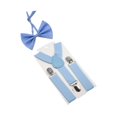 thumbnail image 4 of DISPARTOS DE NIÑOS Bowtie Set ajustable y espalda para niños para niñas jeans para niñas azul, 4 of 8