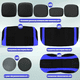 thumbnail image 4 of Funda Bloosom Universal Para Asiento De Automóvil 10 Piezas Azul, 4 of 5